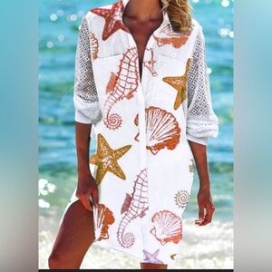 Noracora Women’s Swim Cover Size Large.